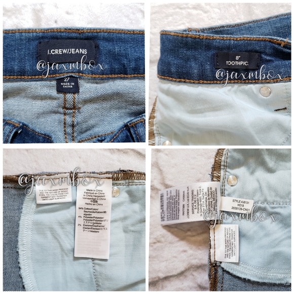 J. Crew Toothpick Jean With Let-down Hem - Picture 6 of 8